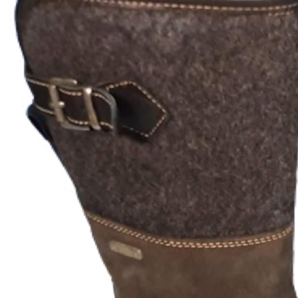 Tamaris Mid Calf Wool/Leather Boots - Picture 10 of 14